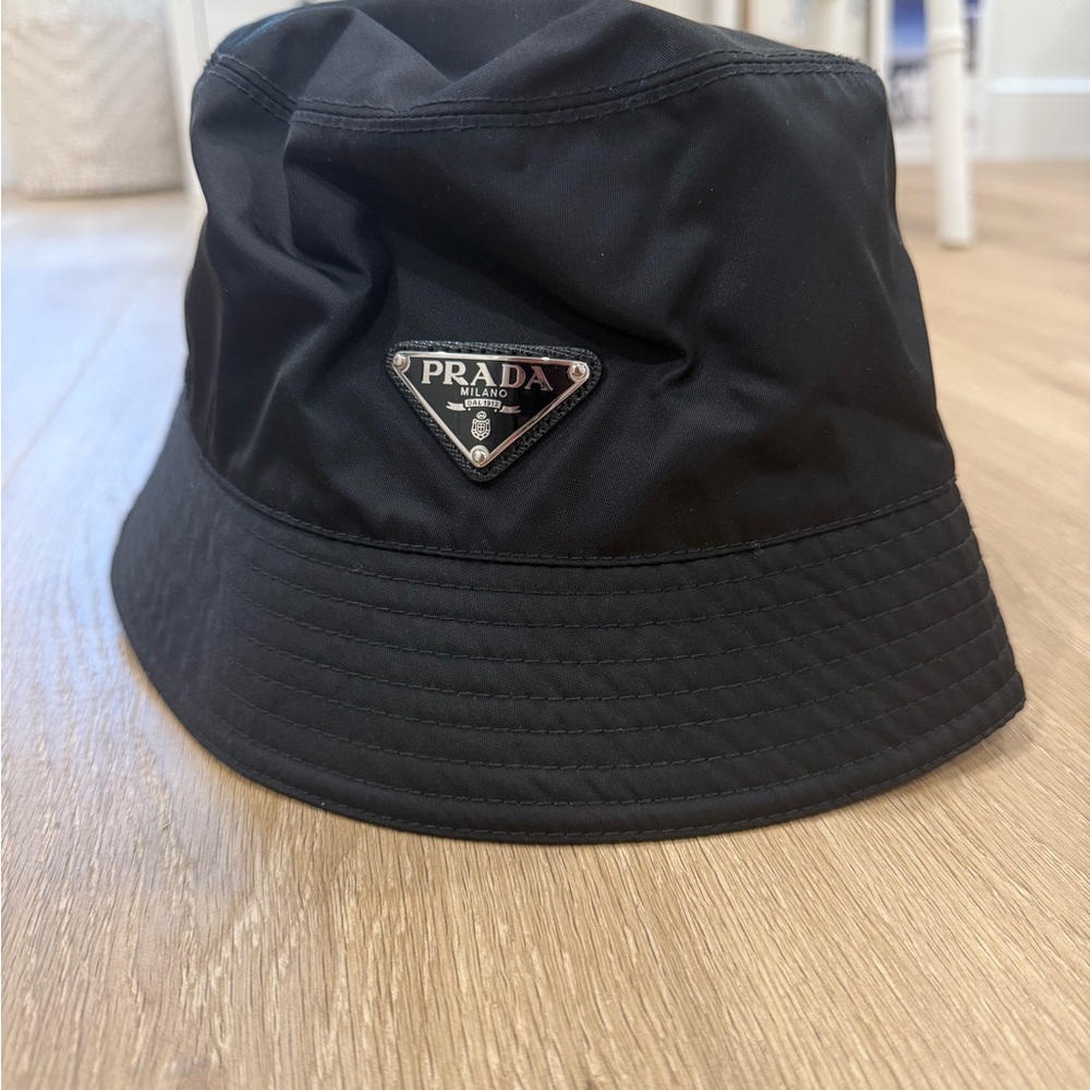 Prada Classic Black Bucket Hat